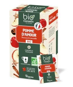 Infusion Pomme d'amour BIO, 20 sachets